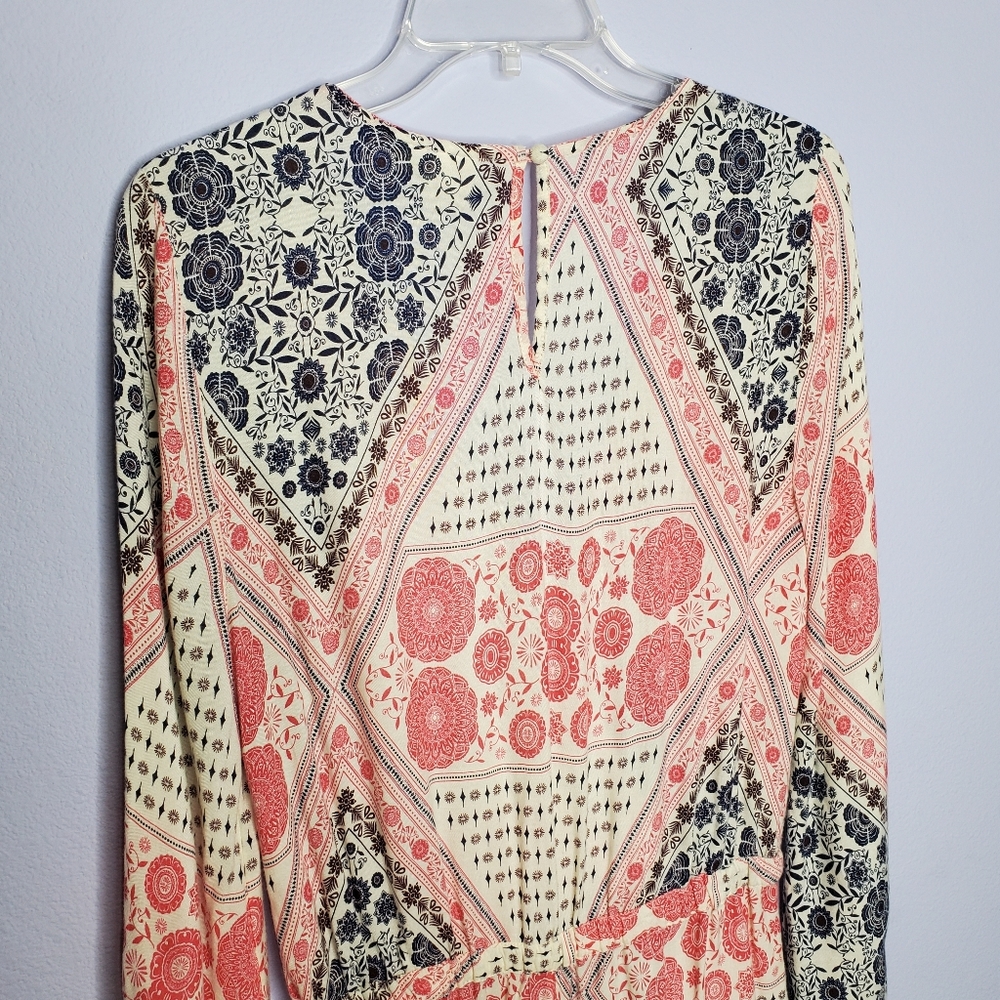 Roxy Paisley Printed Midnight Clear Boho Romper - Picture 7 of 11
